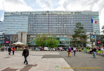 Gare Montparnasse, one of the six large Paris train terminus